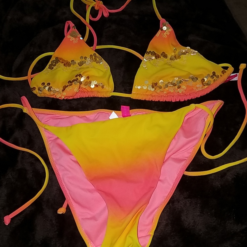Sequin Ombre Victoria secret bikini